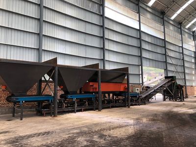 3路带刮板机配煤机